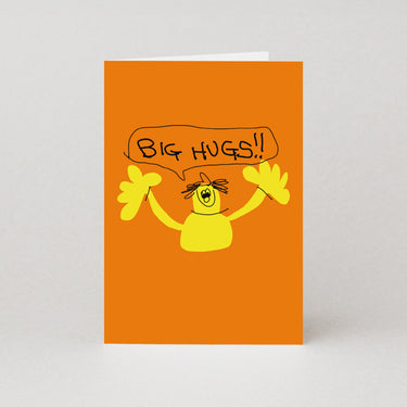 Big Hugs Thinking Of You Card By Natsumi Ogawa