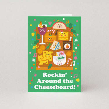 Rockin' Around The Cheeseboard - Christmas Card