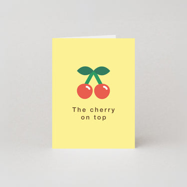 Cherry On Top - Mini Greetings Card