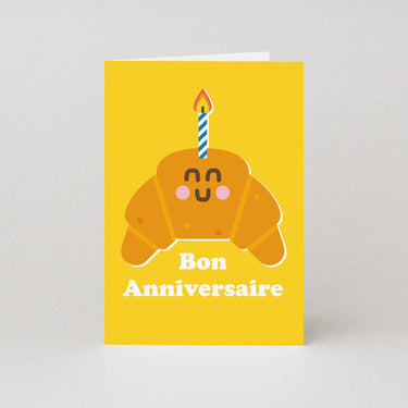 Croissant - Birthday Card