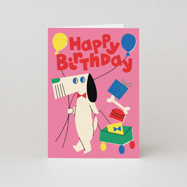 Doggy Birthday Card by Isa Pirracas