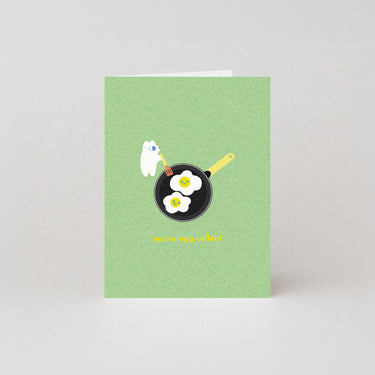Eggy - Mini Greetings Card by Beth Mazuryk (Copy)