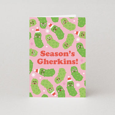 Season's Gherkins - Christmas Card