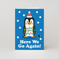 Here We Go Again Christmas Card