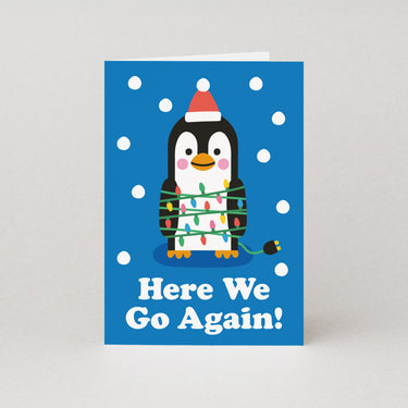 Here We Go Again Christmas Card
