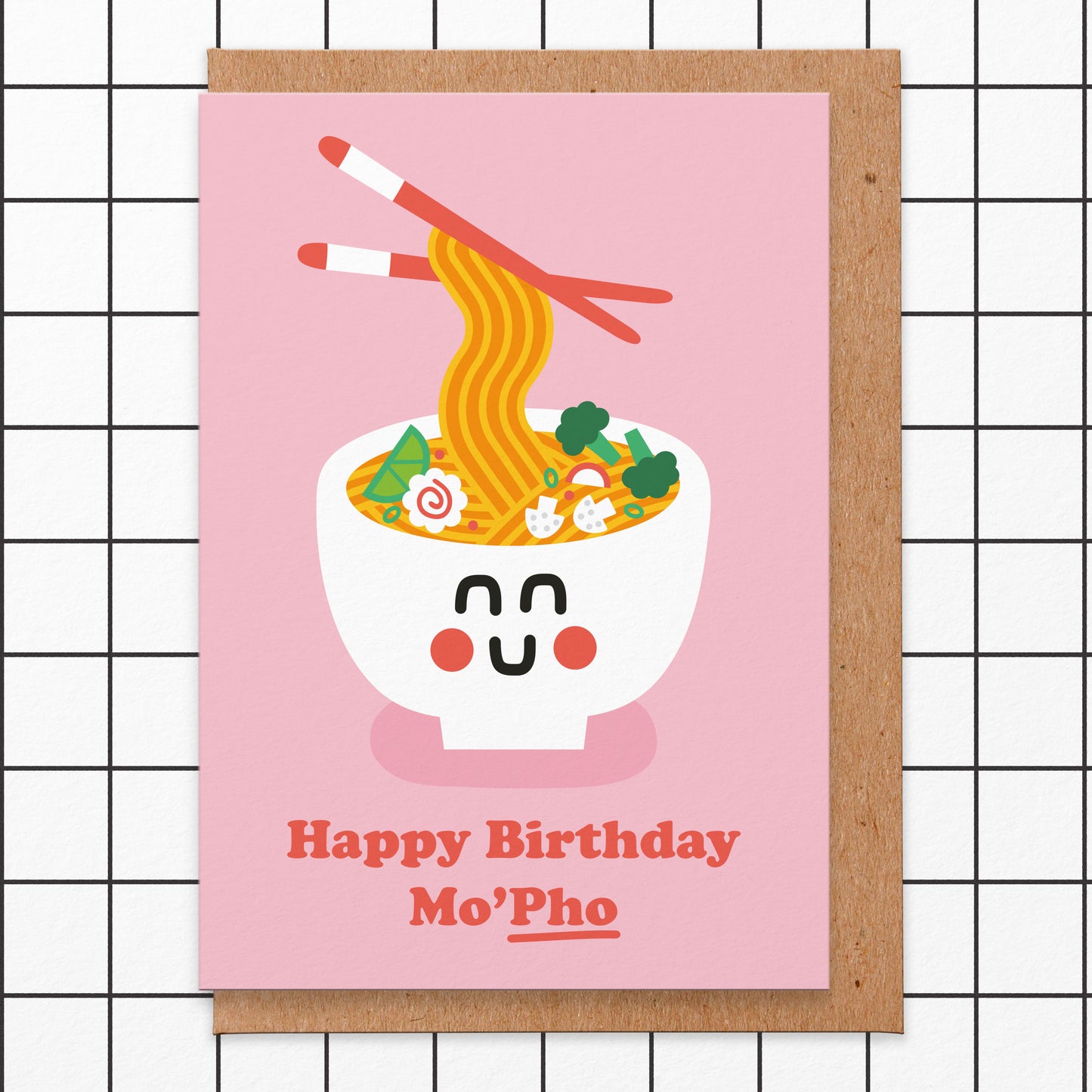Happy Birthday Mo'pho' Card