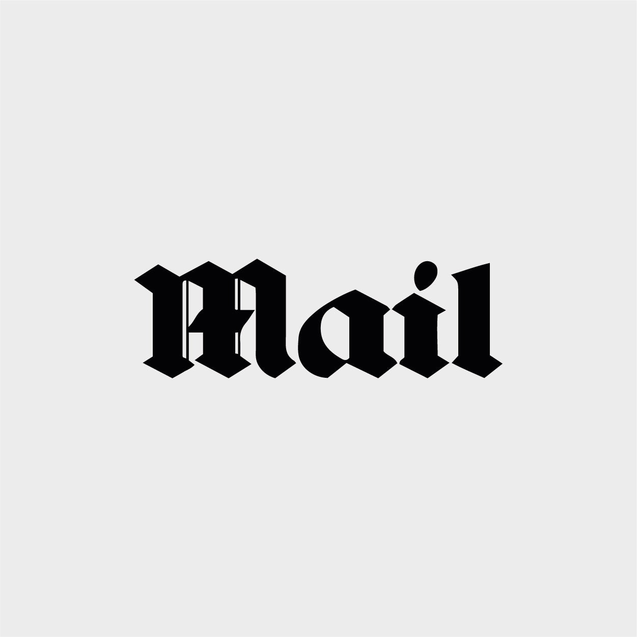 black Mail logo on white background