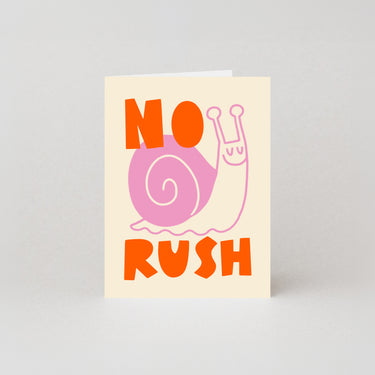 No Rush - Mini Greetings Card by Isa Pirracas