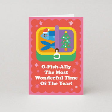 O-Fish-Ally The Most Wonderful Time Of The Year - Christmas Card