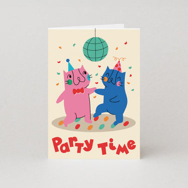 Party Time Birthday Card by Isa Pirracas