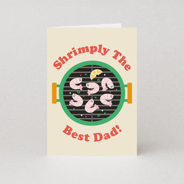 Shrimply The Best Dad Father's Day Card