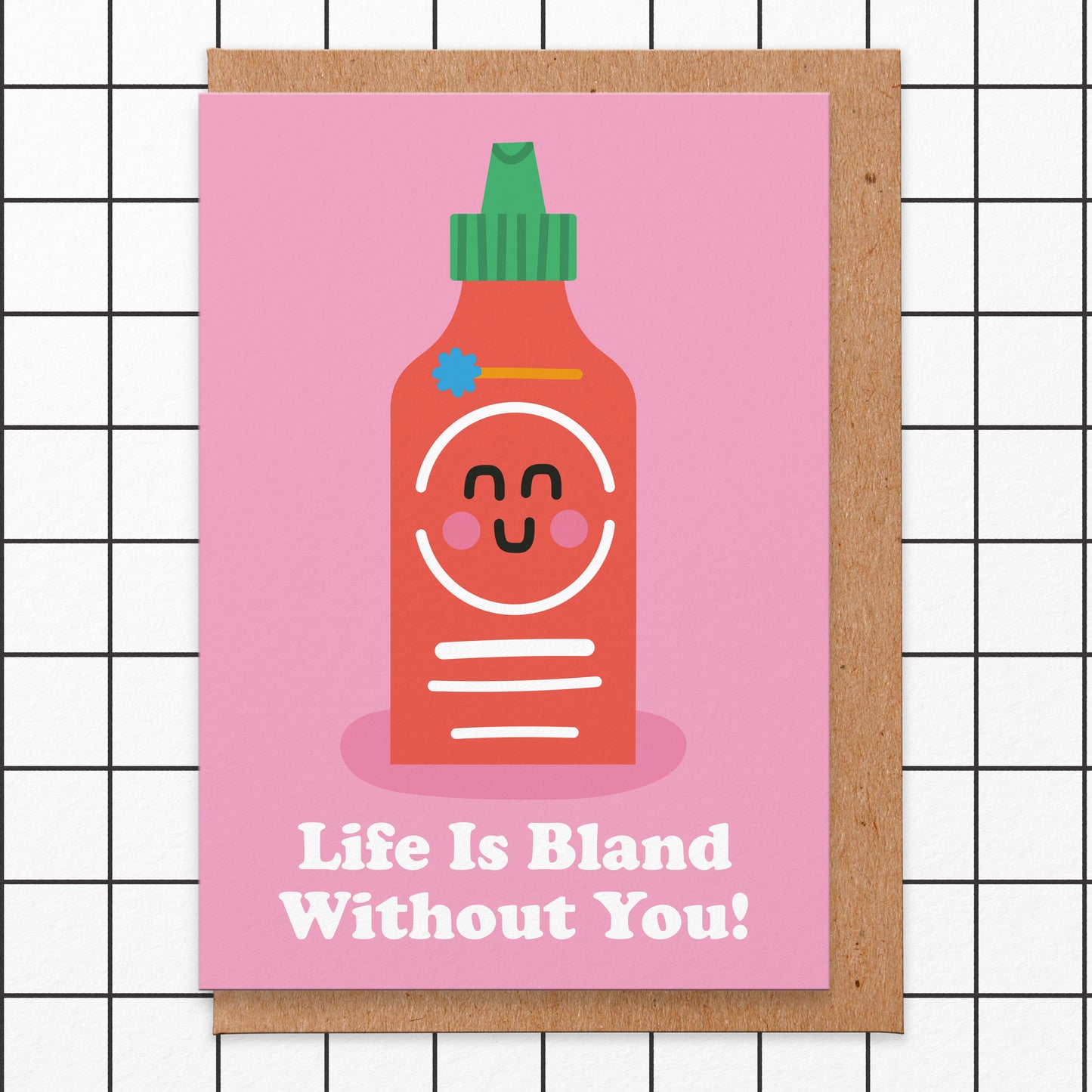 Sriracha Valentines Card