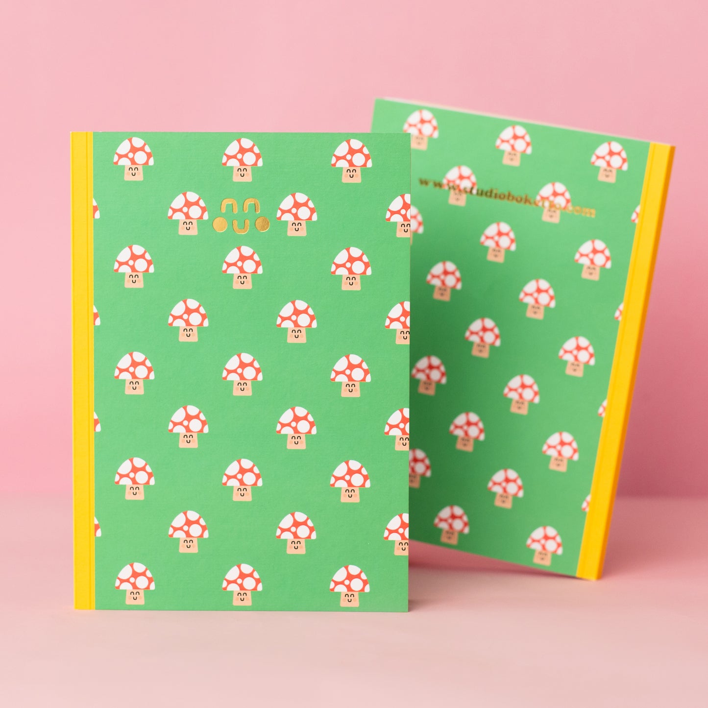 Mushroom Pattern - Premium Notebook