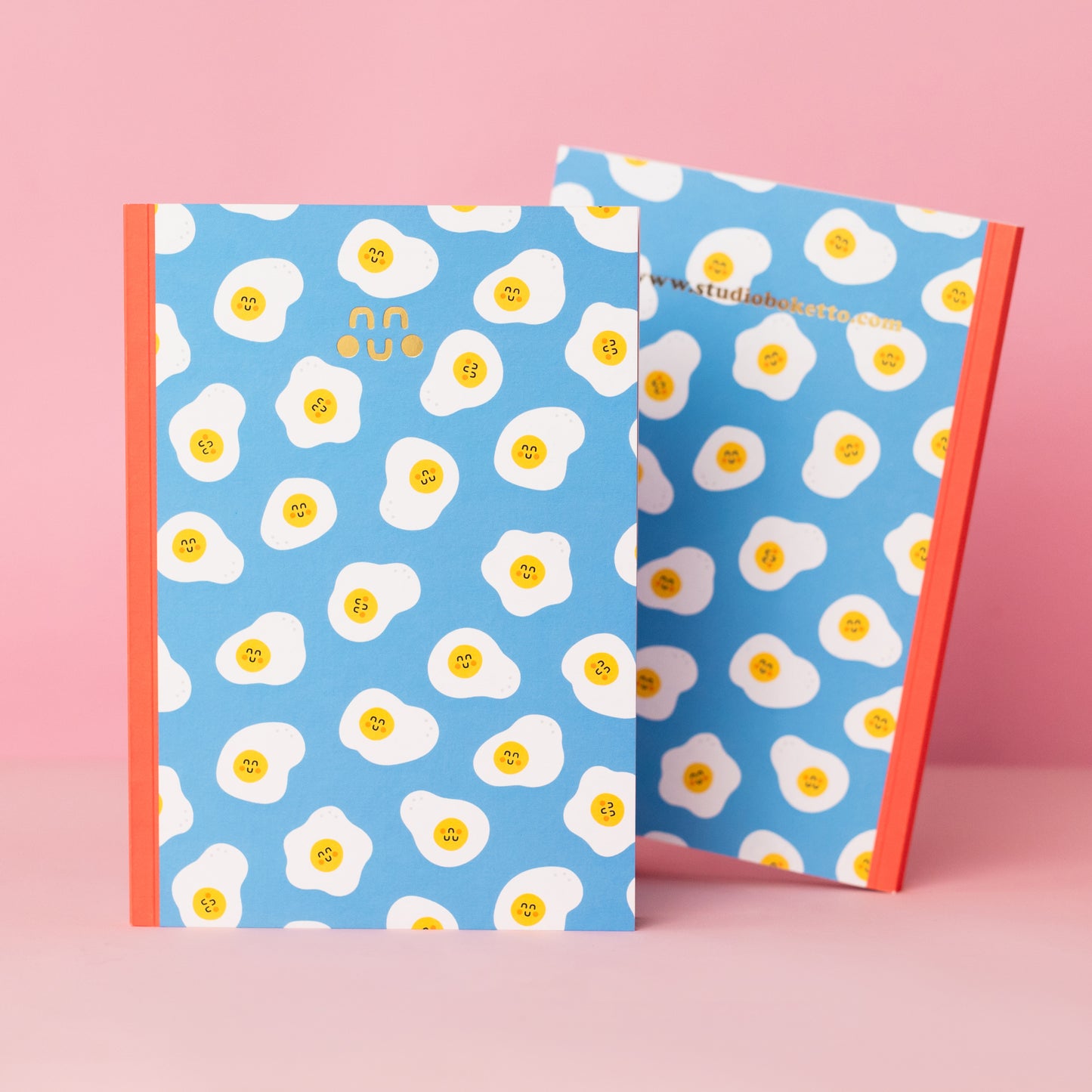 Fried Eggs Pattern - Premium Notebook