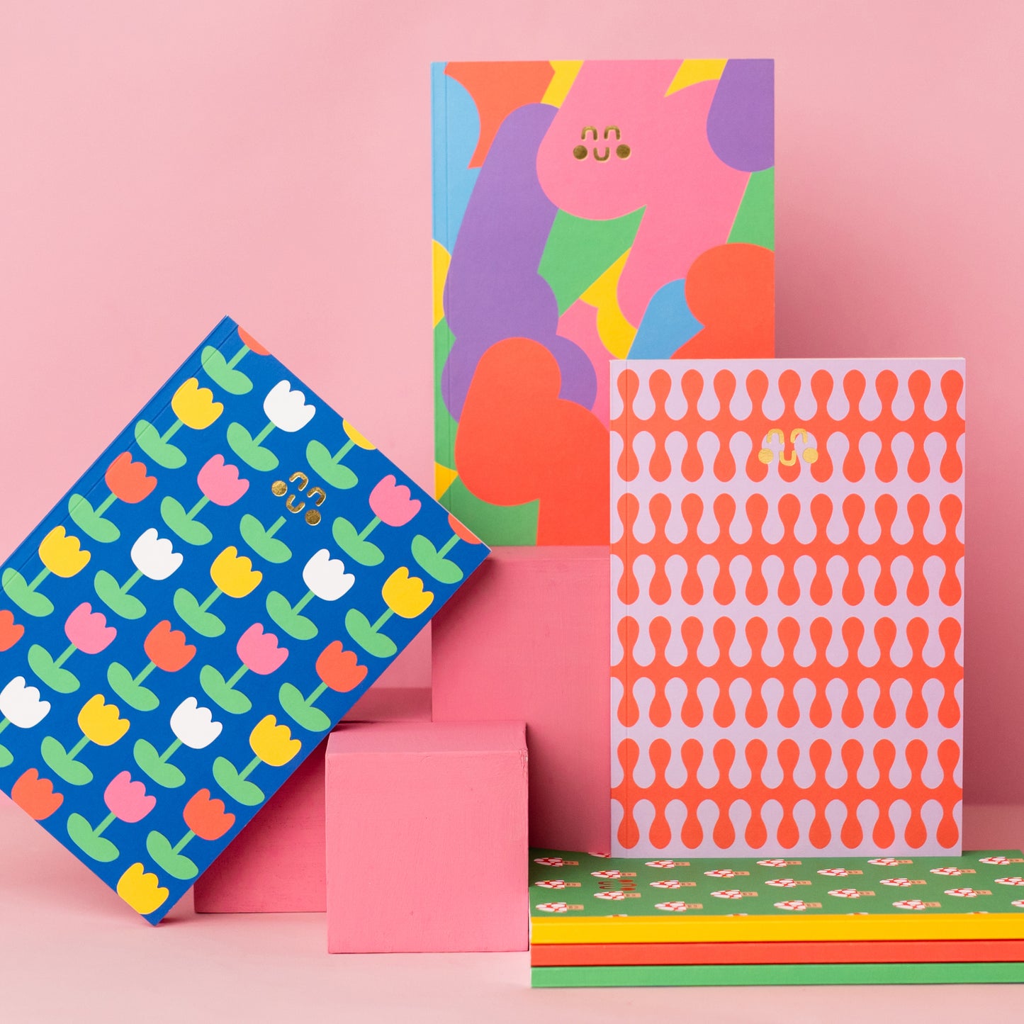 Tulips Pattern - Premium Notebook