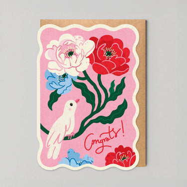 White Bird by Edyta Demurat - Congratulations Card