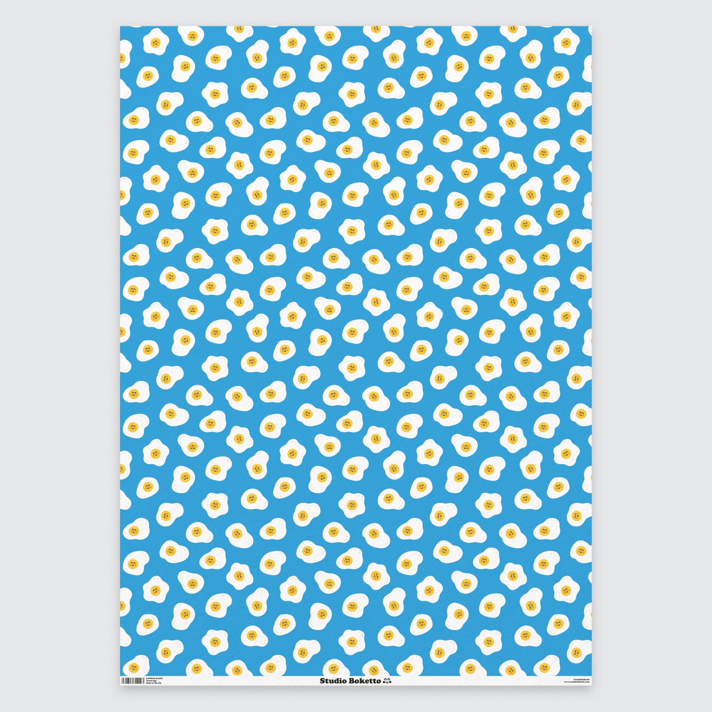 Fried Eggs Pattern Gift Wrap