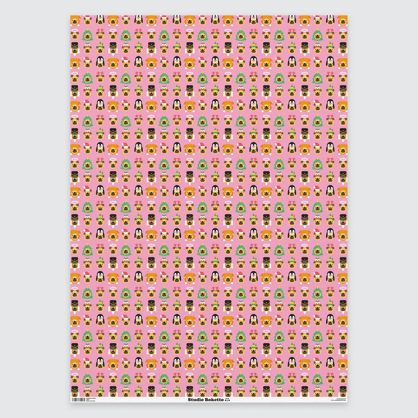 Hats Christmas Gift Wrap