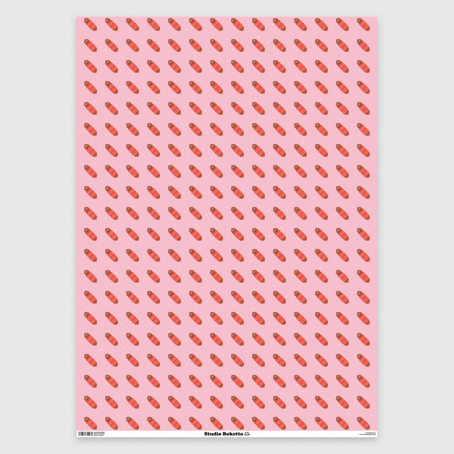 Pigs In Blankets Christmas Gift Wrap