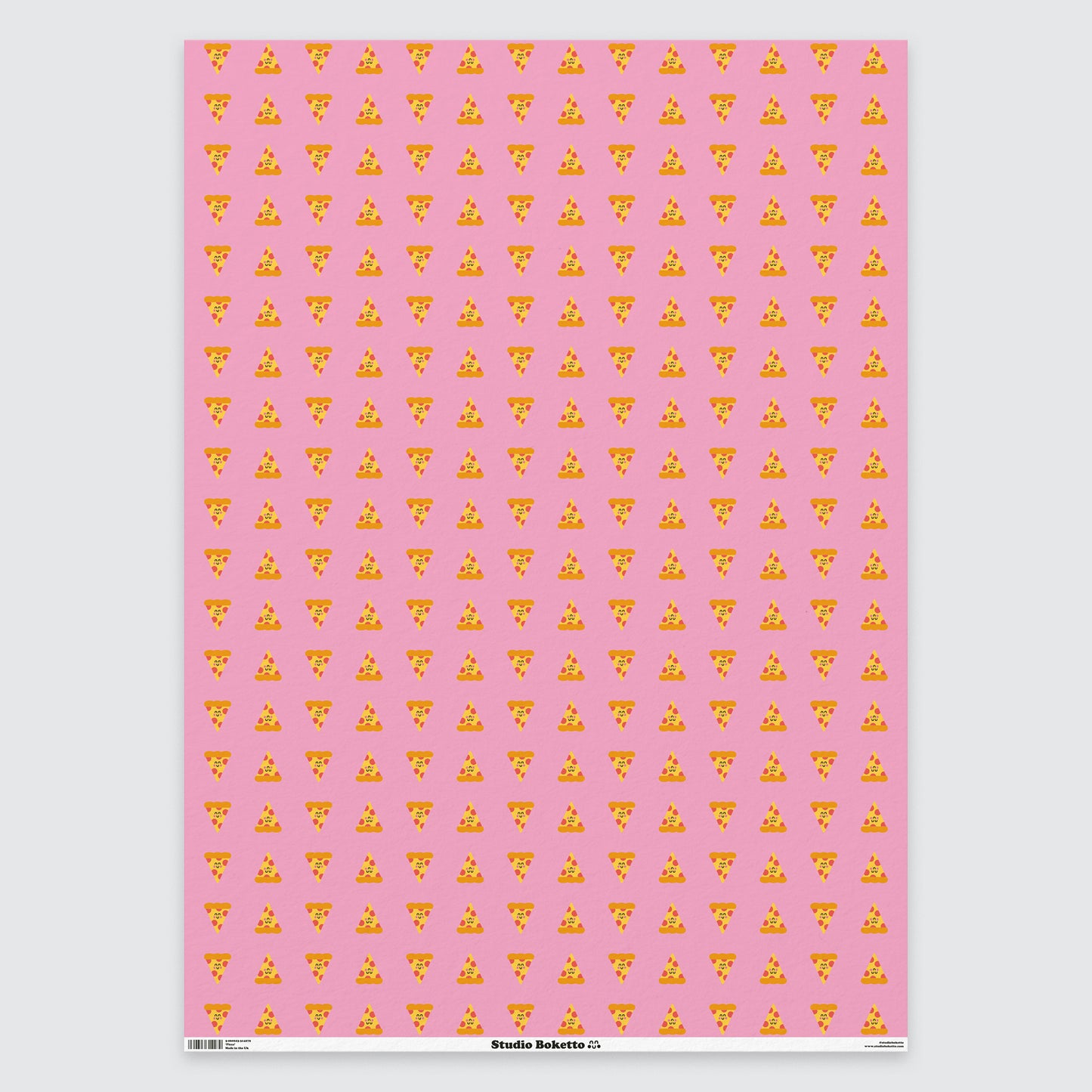 Pizza Pattern Gift Wrap