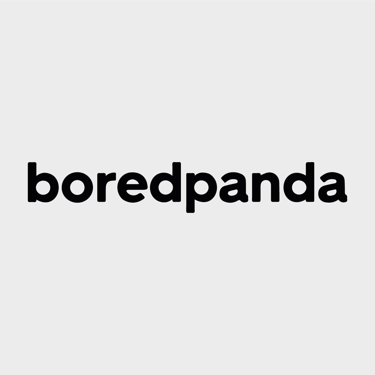 black boredpanda on white background