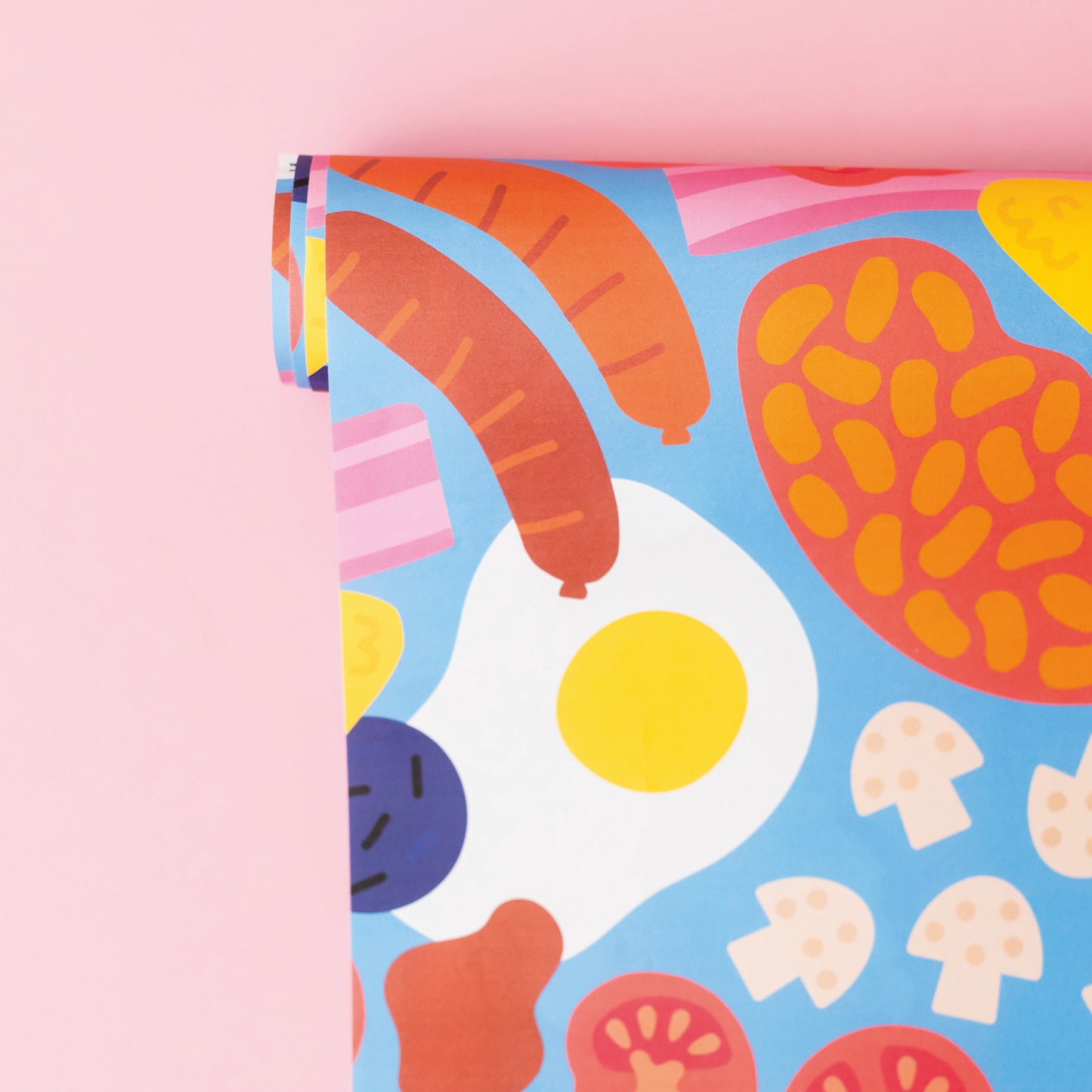 Fried Eggs Pattern Gift Wrap