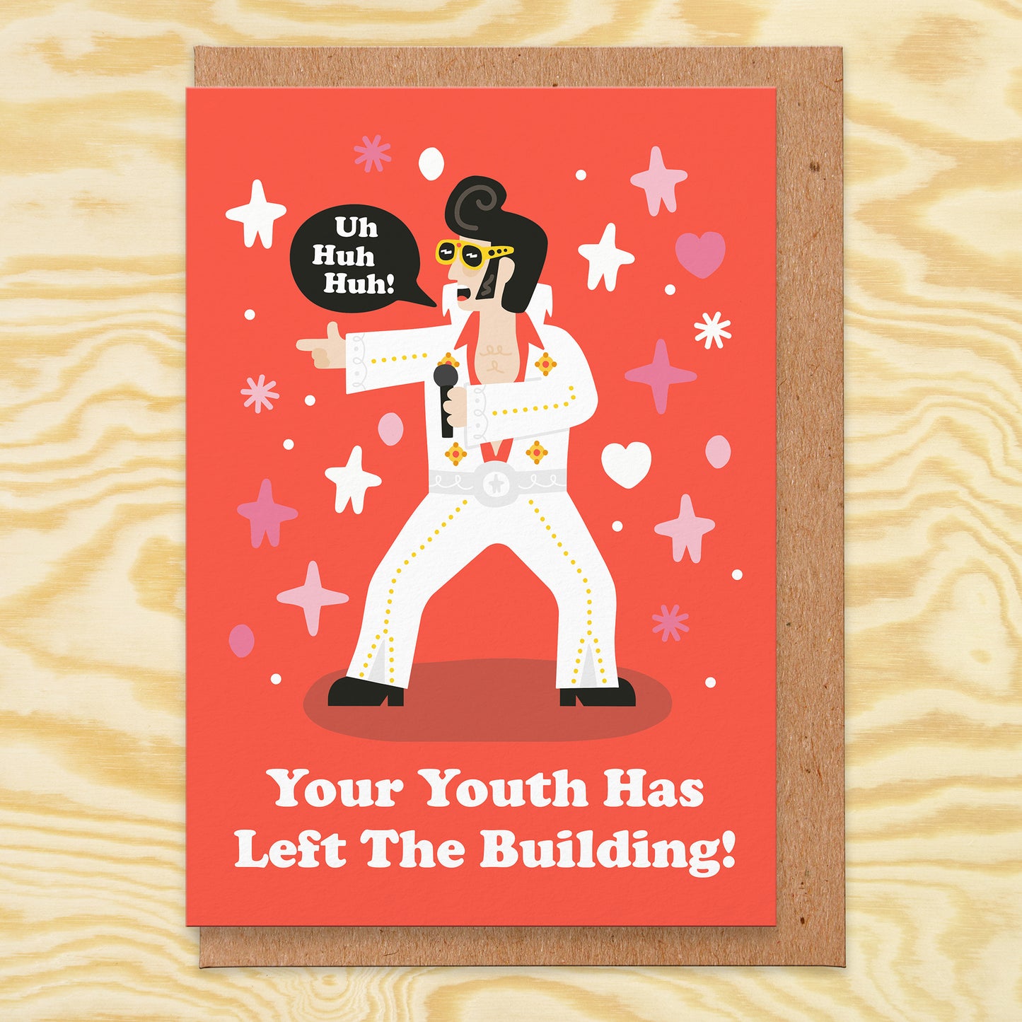 Your Youth Has Left The Building Birthday Card