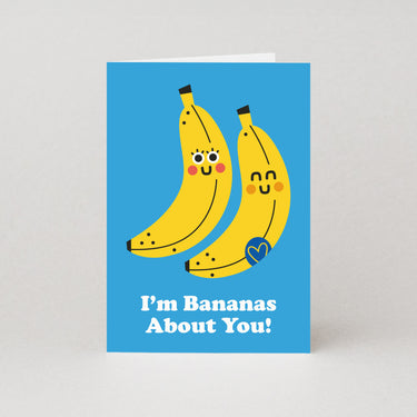 Bananas for you Valentines Card
