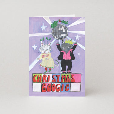 Christmas Boogie - Christmas Card by Moggshop
