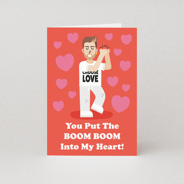 Boom Boom - Valentines Card