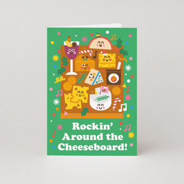 Rockin' Around The Cheeseboard - Christmas Card