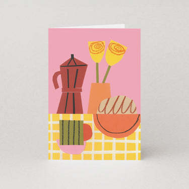 Coffee Art Card by Molly Bland