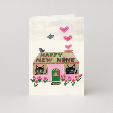 Happy New Home Card - Greetings Card by Moggshop
