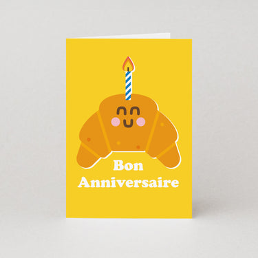 Croissant - Birthday Card