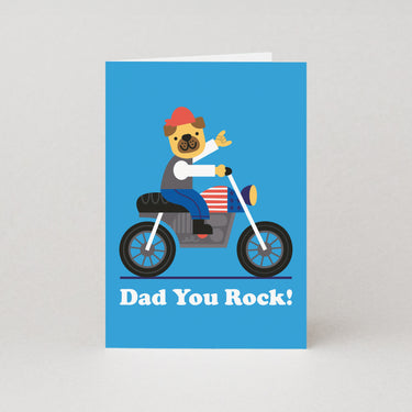 Dad You Rock (Mods & Rockers) Father's Day Card