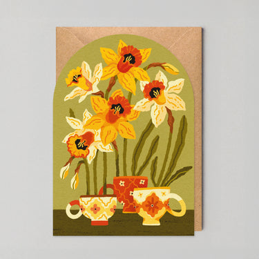 Daffodils by Edyta Demurat - Art Card
