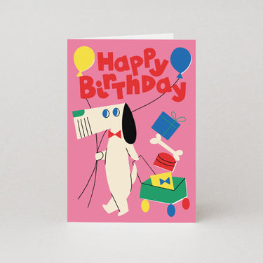 Doggy Birthday Card by Isa Pirracas