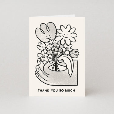 Flowers Thank You Card By Steve Gavan