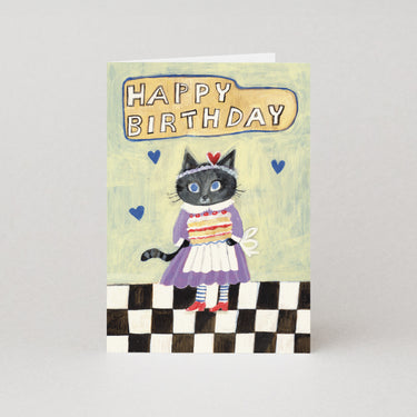 Gateau Birthday Card - Greetings Card by Moggshop