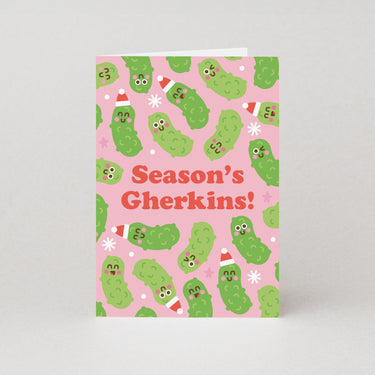 Season's Gherkins - Christmas Card