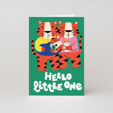 Hello Little One New Baby Card by Isa Pirracas