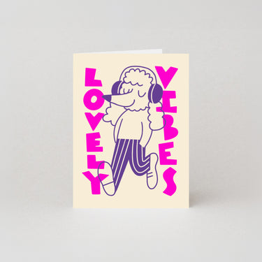 Lovely Vibes - Mini Greetings Card by Isa Pirracas