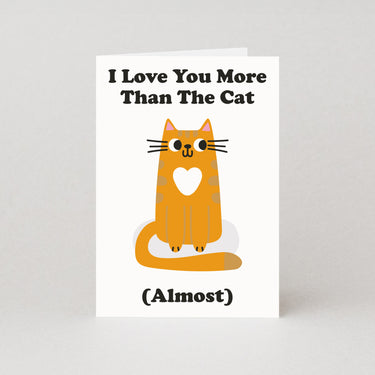 More Than the Cat Valentines Card