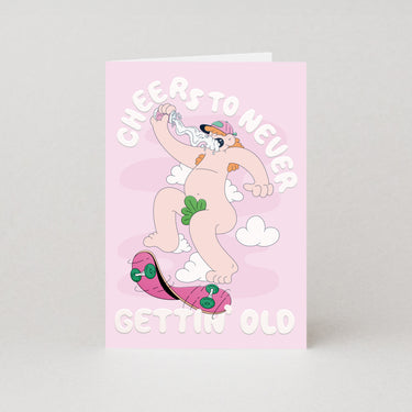 Never Gettin Old Birthday Card By Luke McConkey
