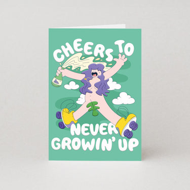 Never Growin Up Birthday Card By Luke McConkey