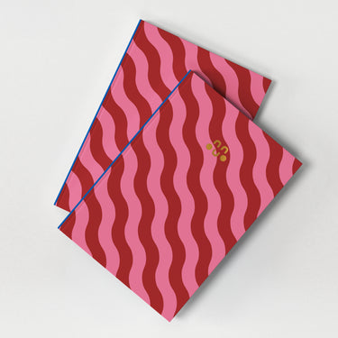 Wavy Pattern - Premium Lined Notebook