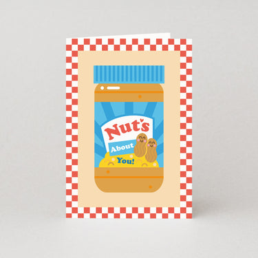 Nut's About You (Peanut Butter) - Valentines Card
