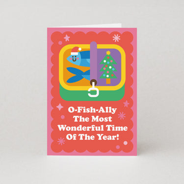 O-Fish-Ally The Most Wonderful Time Of The Year - Christmas Card