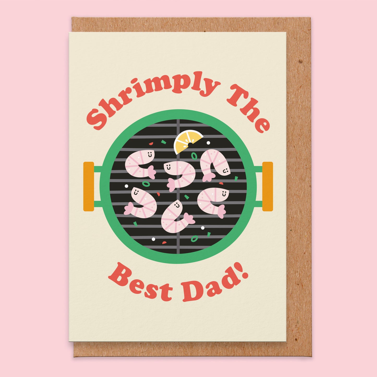 Shrimply The Best Dad Father's Day Card