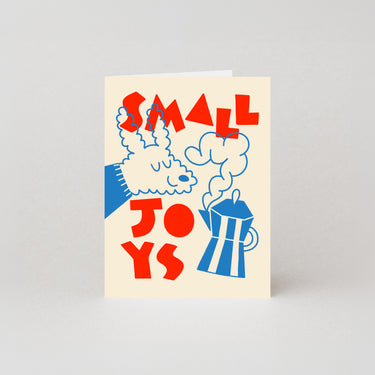 Small Joys - Mini Greetings Card by Isa Pirracas